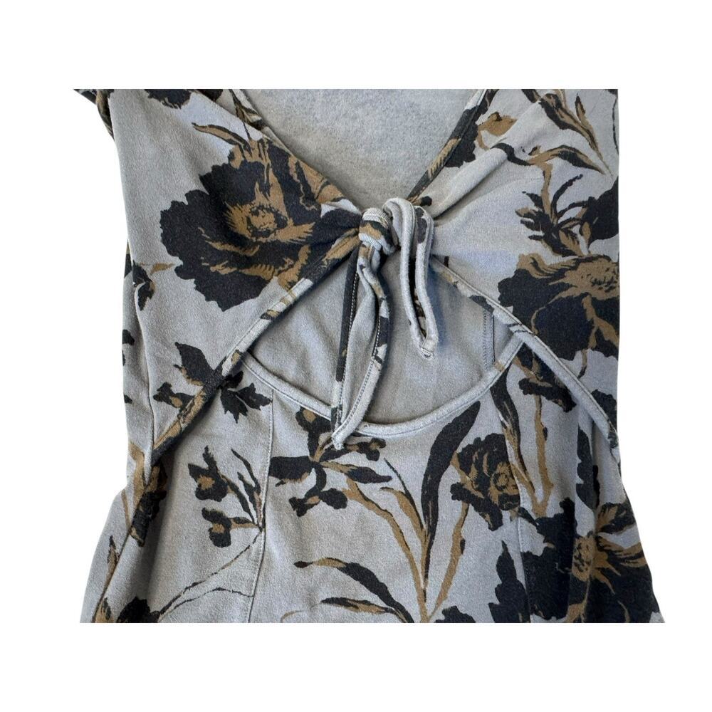 INTIMATELY FREE PEOPLE Wowzers Cut Out Floral Bodysuit Black Grey Keyhole Sz XS - Picture 5 of 9